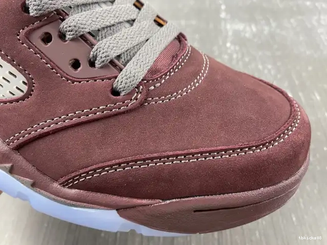 Reps TBkick Jordan 5 Burgundy Air DZ4131-600 0608